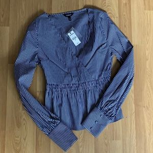 Express Peplum Work Top